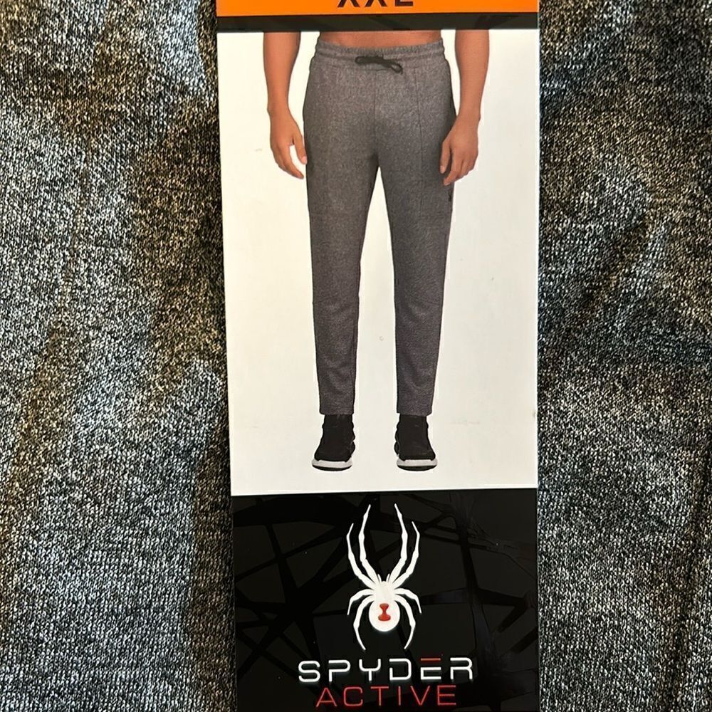 NEW Spyder Active Mens Grey ProWeb Sweat Pants